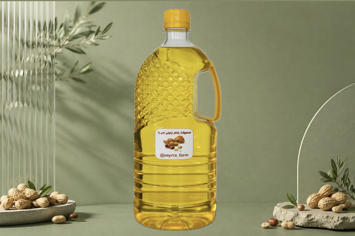 روغن بادام زمینی(یک لیتری)