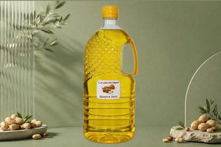 روغن بادام زمینی(یک لیتری)